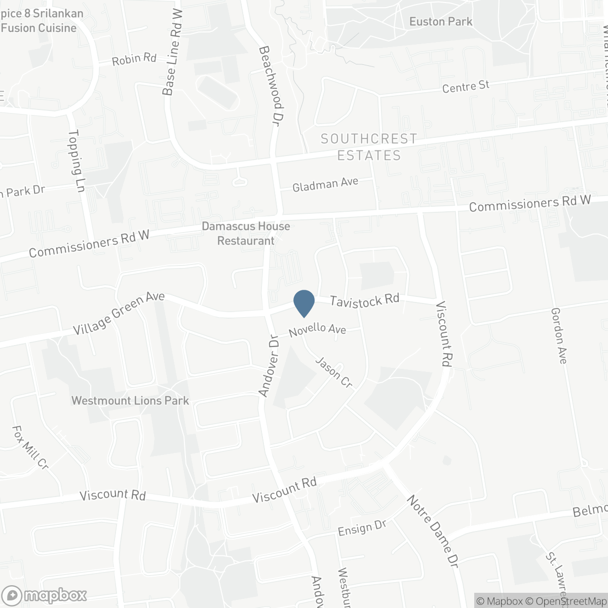 203 TAVISTOCK ROAD, London, Ontario N6J 1Z7